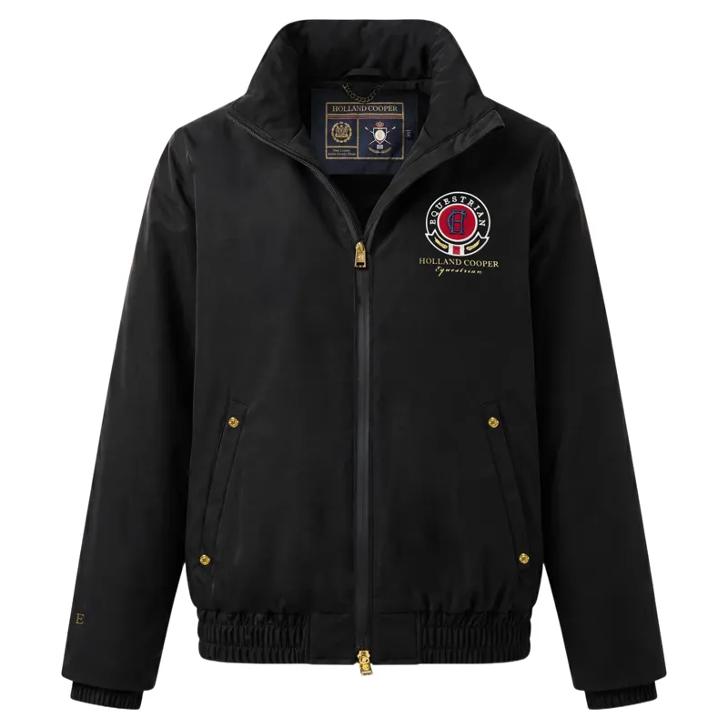 Holland Cooper Chiltern Team Womens Waterproof Jacket - Black