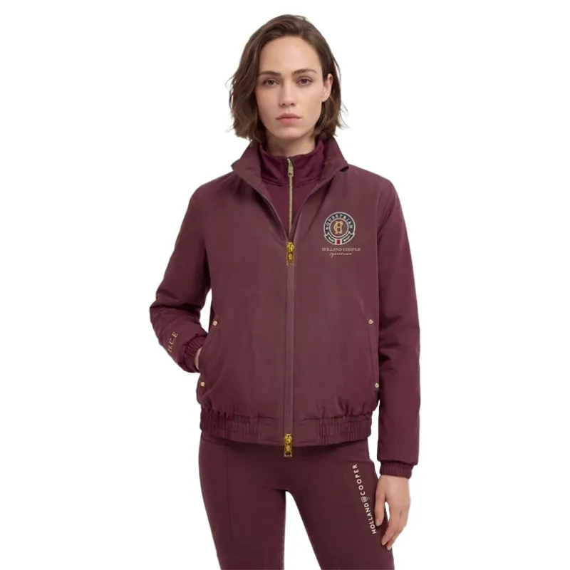 Holland Cooper Chiltern Team Womens Waterproof Jacket - Mulberry-2