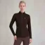 Holland Cooper Chiltern Womens Zip Training Top - Chocolate