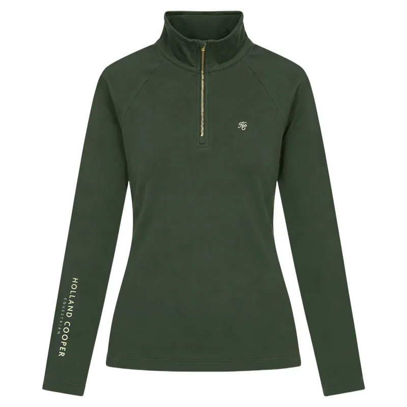 Holland Cooper Chiltern Womens Base Layer - Ivy Green