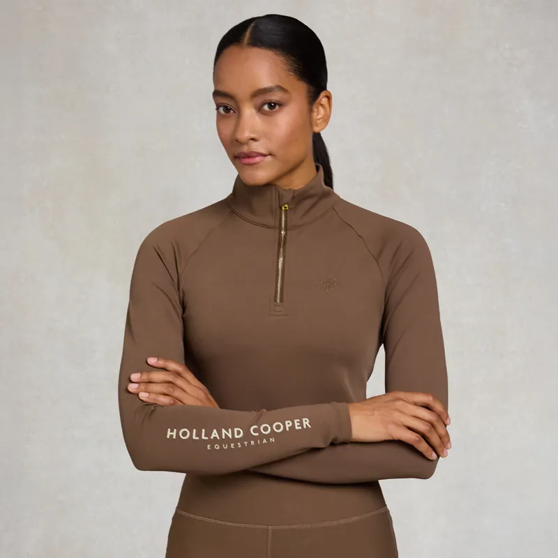 Holland Cooper Chiltern Womens Base Layer - Chestnut-2