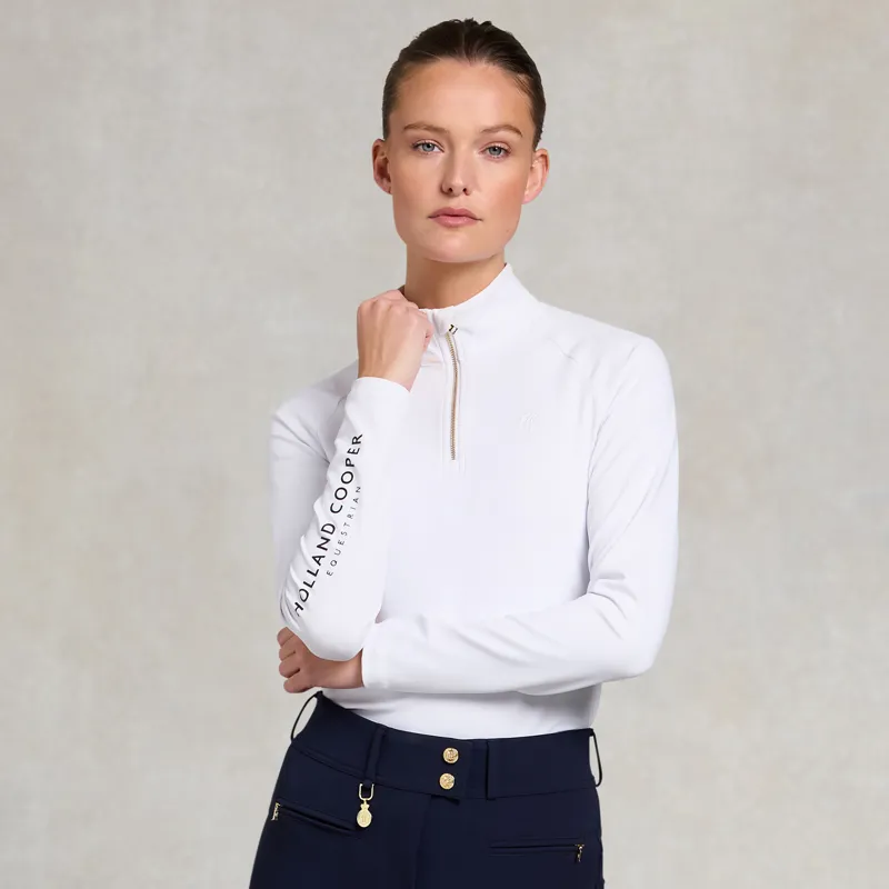 Holland Cooper Chiltern Womens Base Layer - White