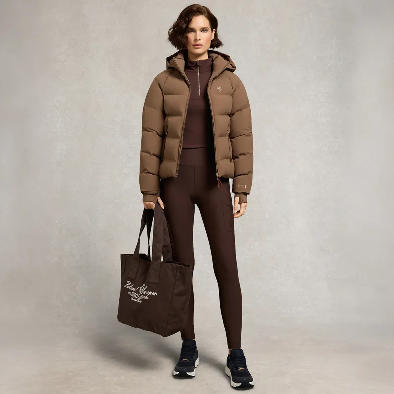 Holland Cooper Chiltern Legging Ladies Riding Tights - Walnut-9