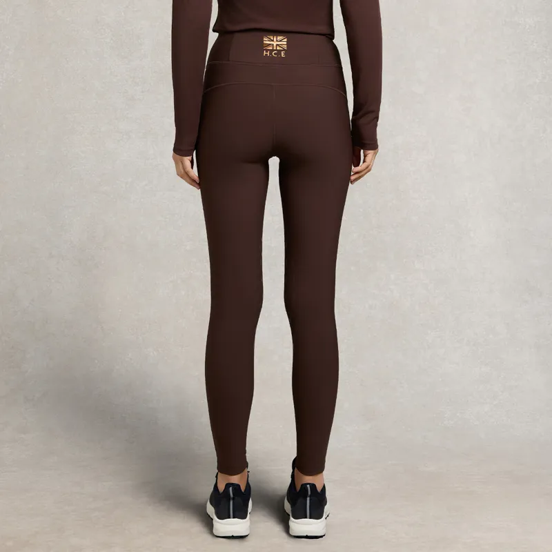 Holland Cooper Chiltern Legging Ladies Riding Tights - Walnut-1