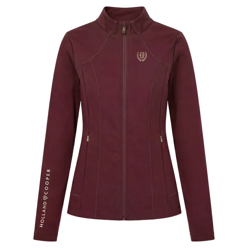 Holland Cooper Chiltern Womens Base Layer - Mulberry