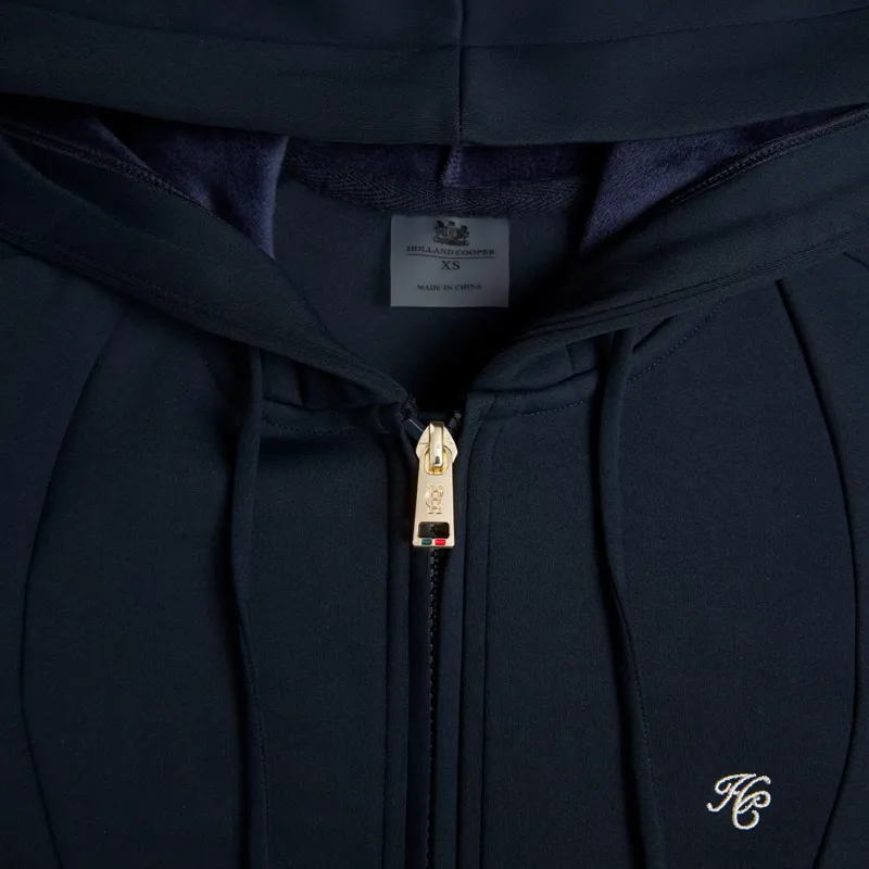 Holland Cooper Chiltern Womens Zip Training Top - Ink Navy-5