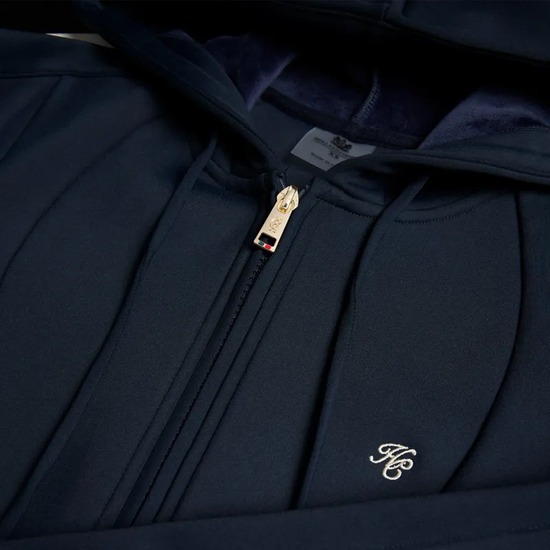 Holland Cooper Chiltern Womens Zip Training Top - Ink Navy-6