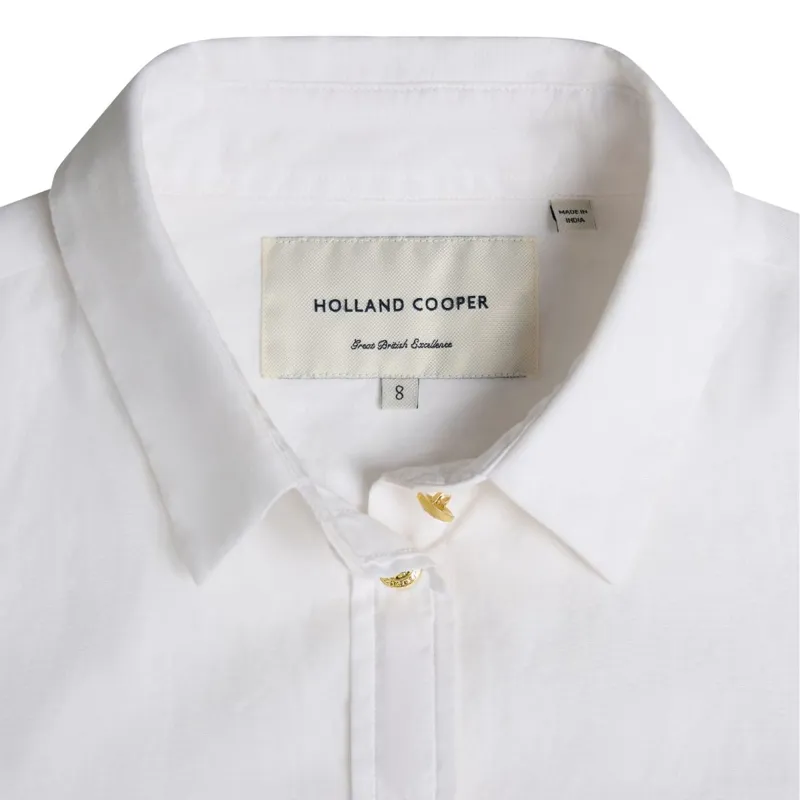 Holland Cooper Classic Womens Shirt - White-6