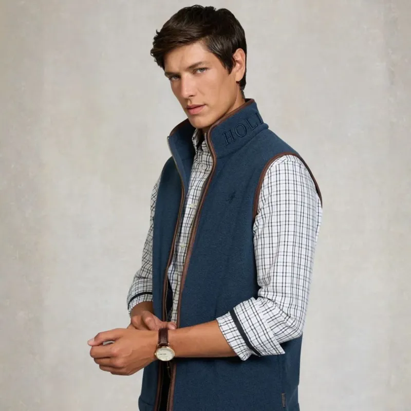 Holland Cooper Classic Men's Button Shirt - Cheltenham Check Blue-7