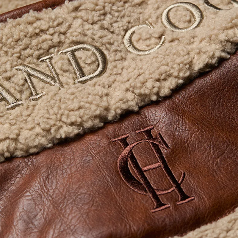 Holland Cooper Country Fleece Half Zip Ladies Jumper - Natural Borg-7