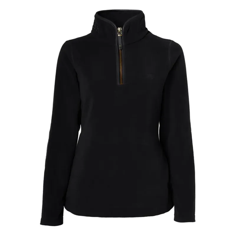 Holland Cooper Country Fleece Half Zip Ladies Jumper - Black-4
