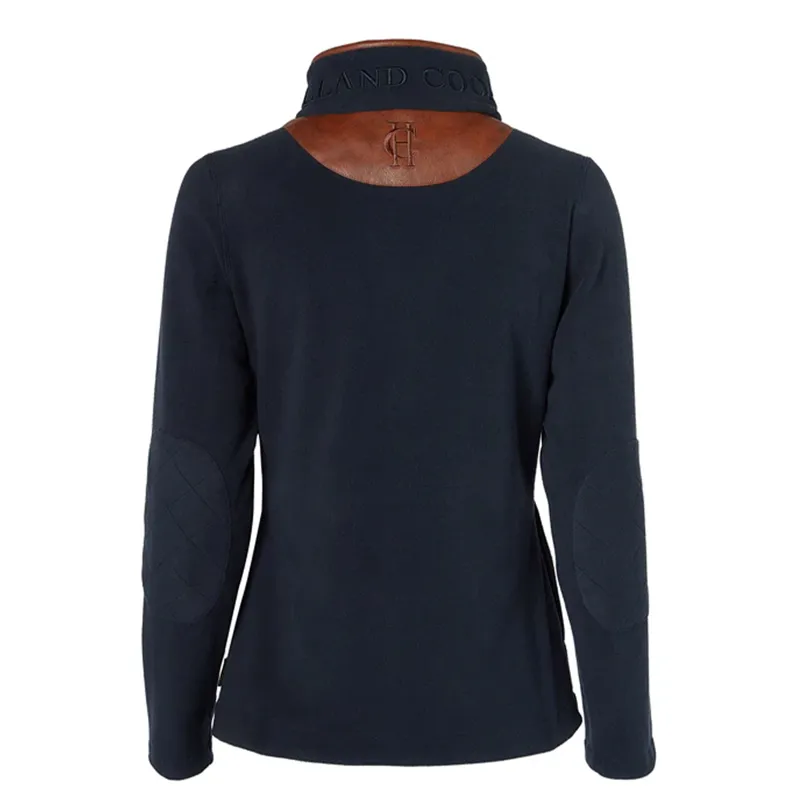 Holland Cooper Country Fleece Half Zip Ladies Jumper - Ink Navy-5