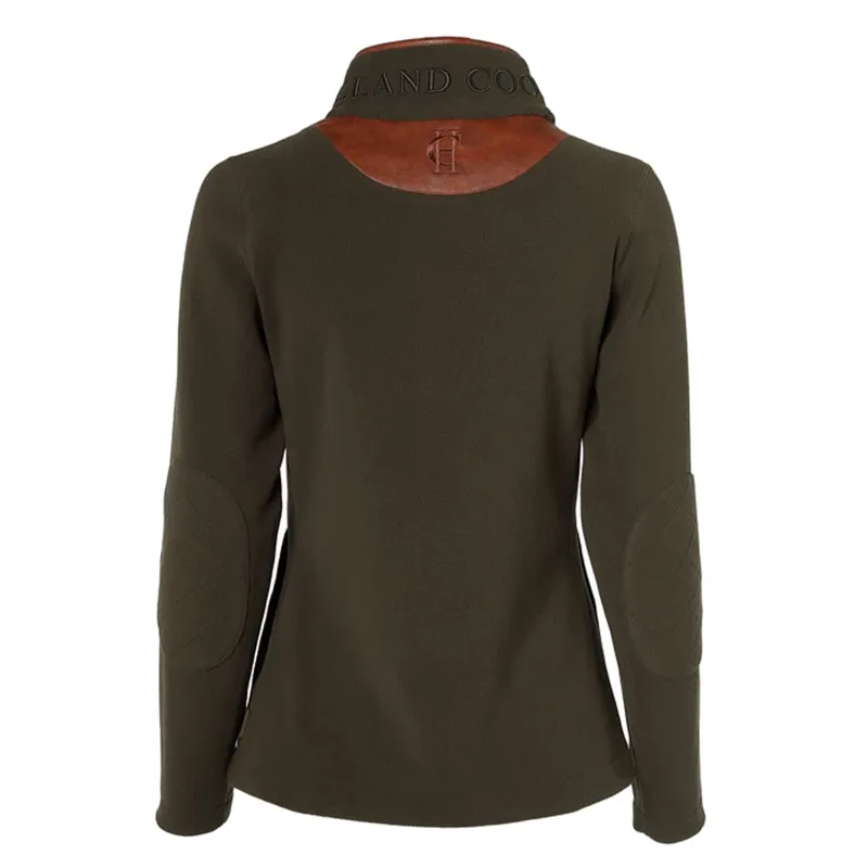 Holland Cooper Country Fleece Half Zip Ladies Jumper - Khaki-6