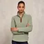 Holland Cooper Country Fleece Half Zip Ladies Jumper - Sage