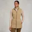Holland Cooper Country Longline Fleece Womens Gilet - Sand