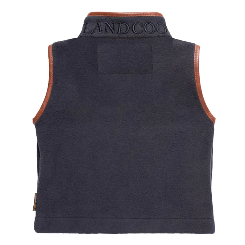 Holland Cooper Little Country Fleece Junior Gilet - Ink Navy-2