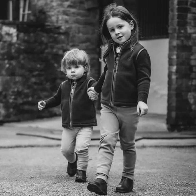 Holland Cooper Little Country Fleece Junior Gilet - Ink Navy-8