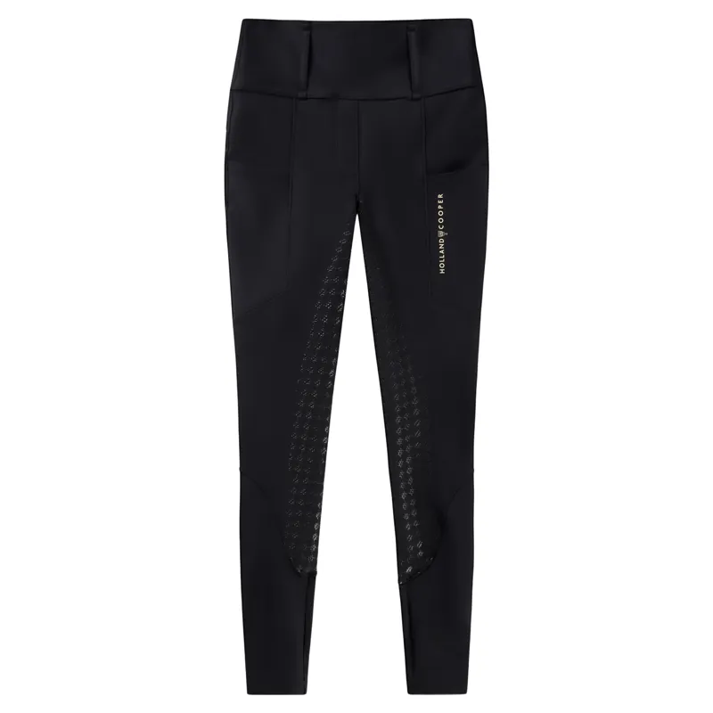Holland Cooper Cranborne Contour Womens Full Grip Breeches - Black