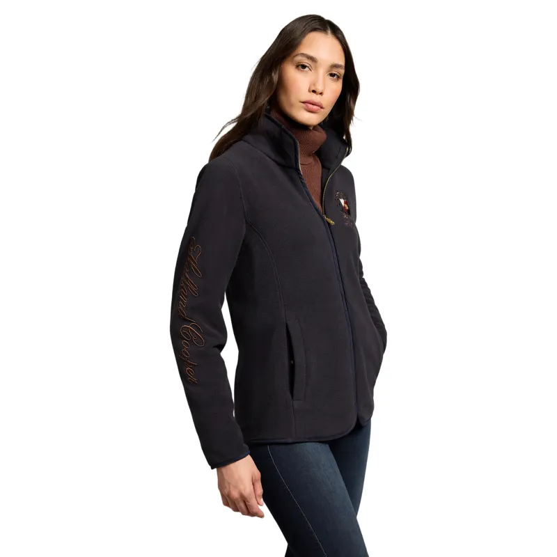 Holland Cooper Cranborne Womens Fleece Jacket - Ink Navy-2