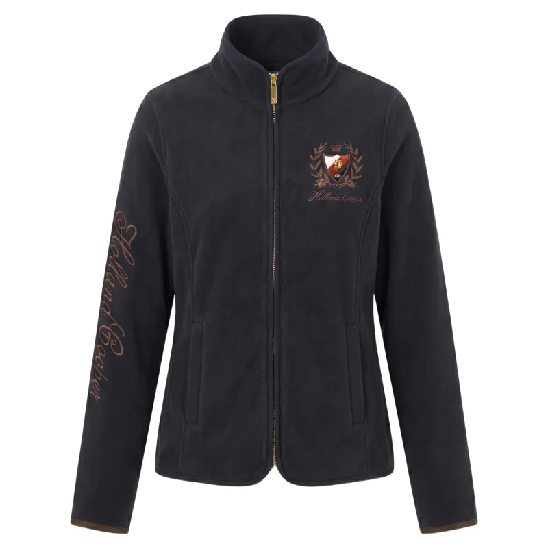Holland Cooper Cranborne Womens Fleece Jacket - Ink Navy-1