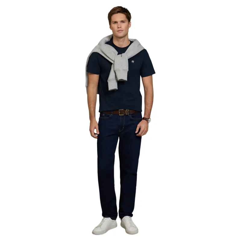 Holland Cooper Crew Neck Mens T-Shirt - Ink Navy-3