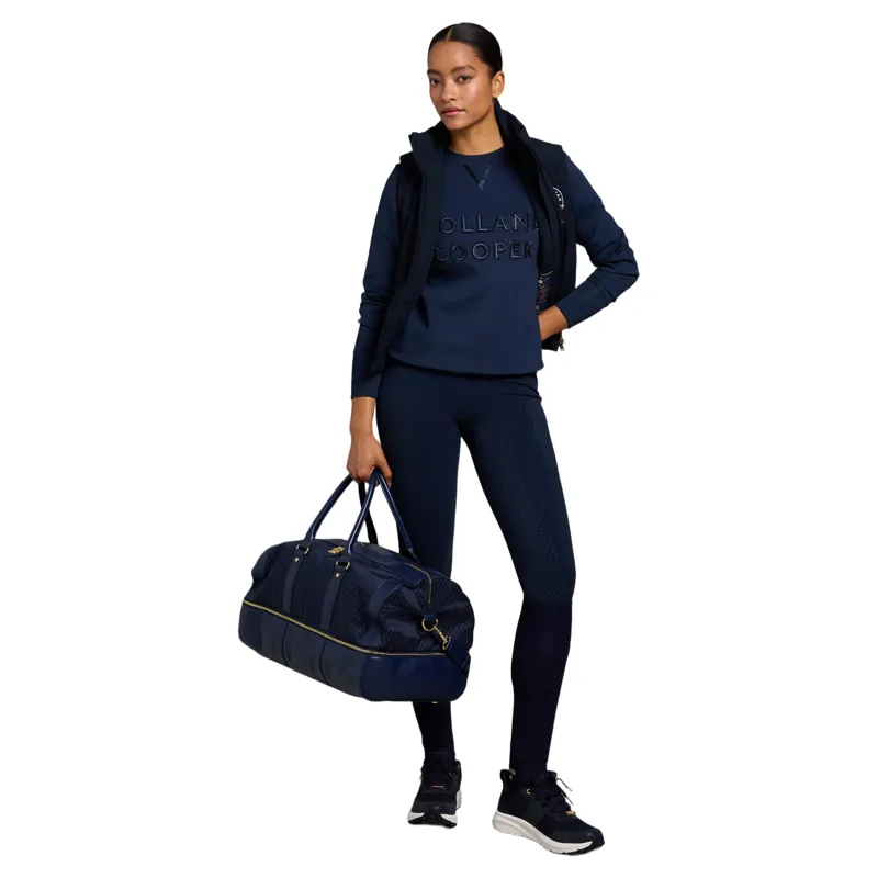 Holland Cooper Crystal Crew Womens Sweater - Ink Navy-3