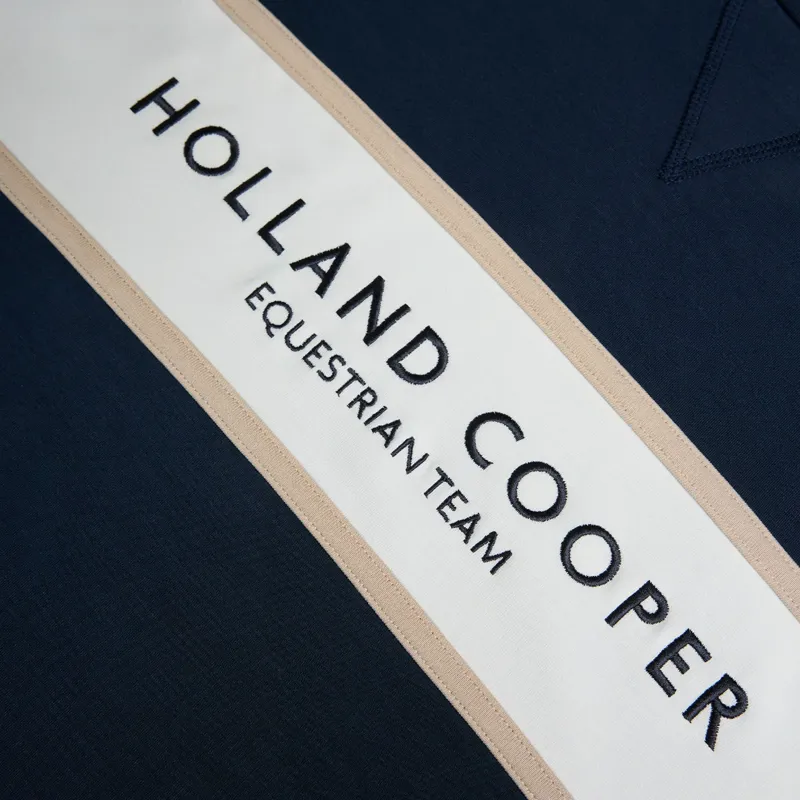 Holland Cooper Equestrian Womens Crew Sweatshirt - Ink Navy-6