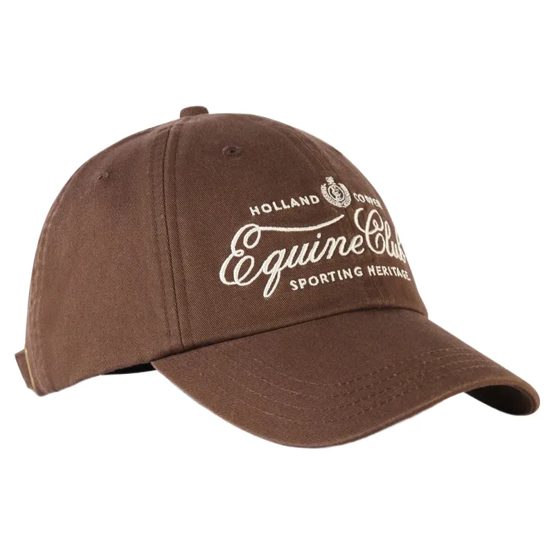 Holland Cooper Equine Club Cap - Chocolate