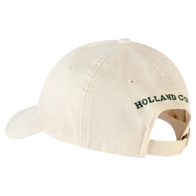 Holland Cooper Equine Club Cap - Racing Green Ecru-2
