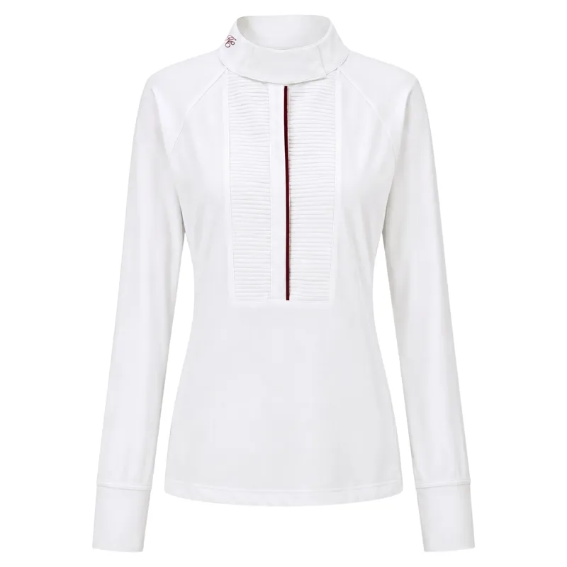 Holland Cooper Farleigh Womens Long Sleeve Show Shirt - White