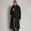 Holland Cooper Folgate Womens Long Waterproof Rain Coat - Black