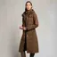 Holland Cooper Folgate Womens Long Waterproof Rain Coat - Chestnut