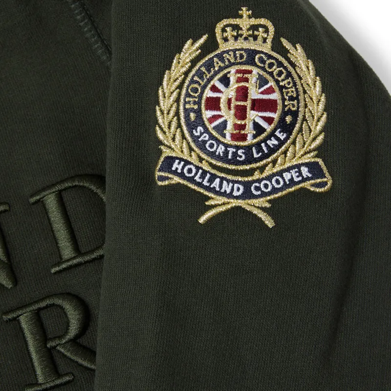 Holland Cooper HC Heritage Ladies Hoodie - Racing Green-2