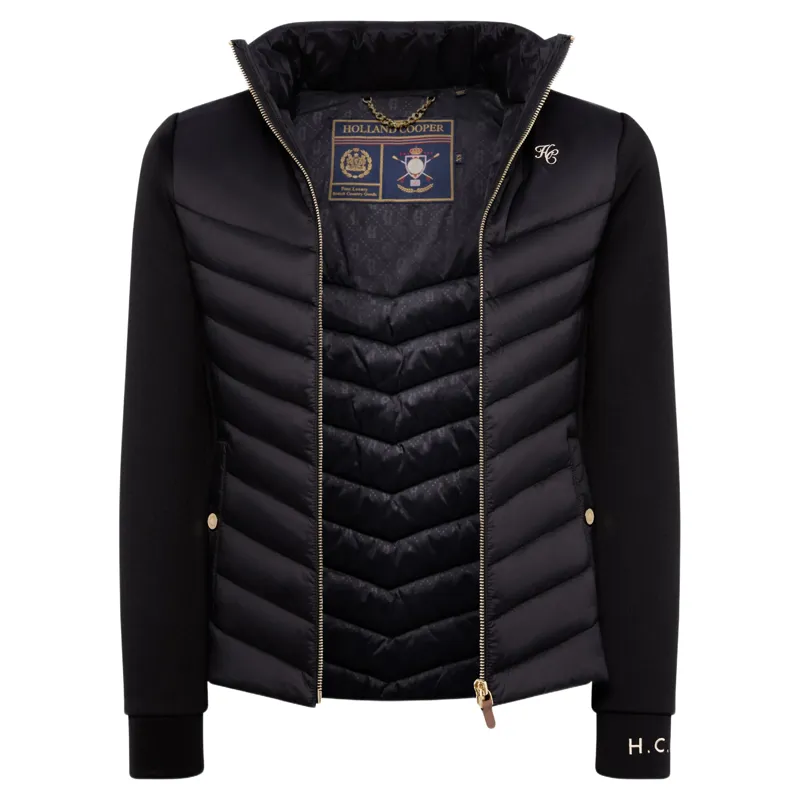 Holland Cooper Hybrid Equestrian Womens Jacket - Black-2