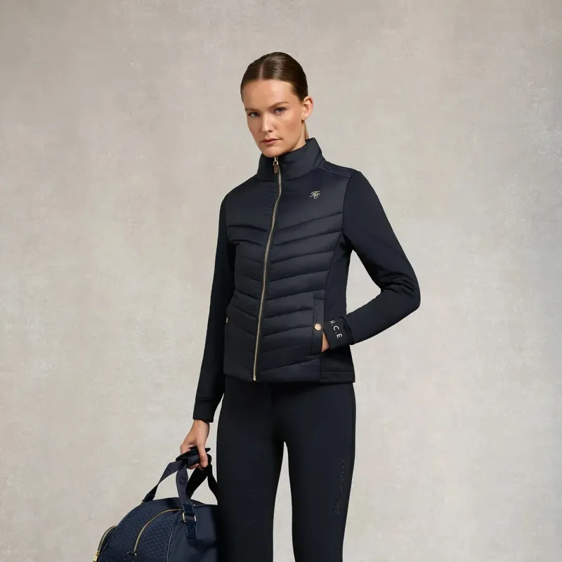 Holland Cooper Hybrid Equestrian Womens Jacket - Ink Navy-2