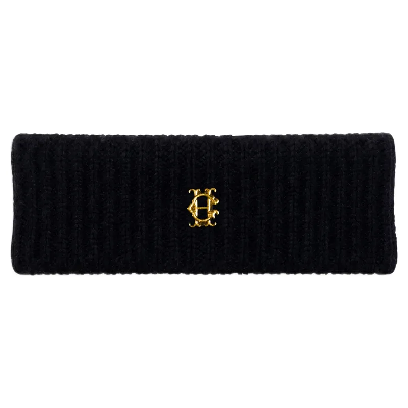 Holland Cooper Womens Knitted Headband - Black