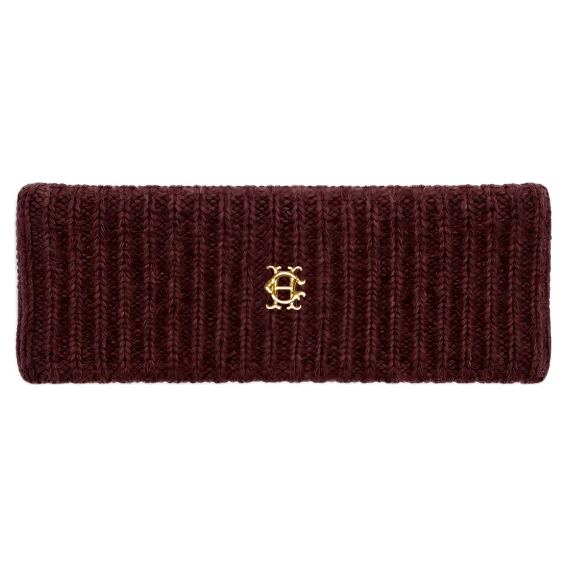 Holland Cooper Womens Knitted Headband - Merlot