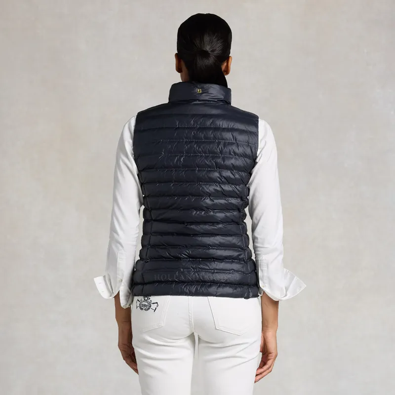 Holland Cooper Womens Lightweight Puffer Gilet - Ink Navy-1