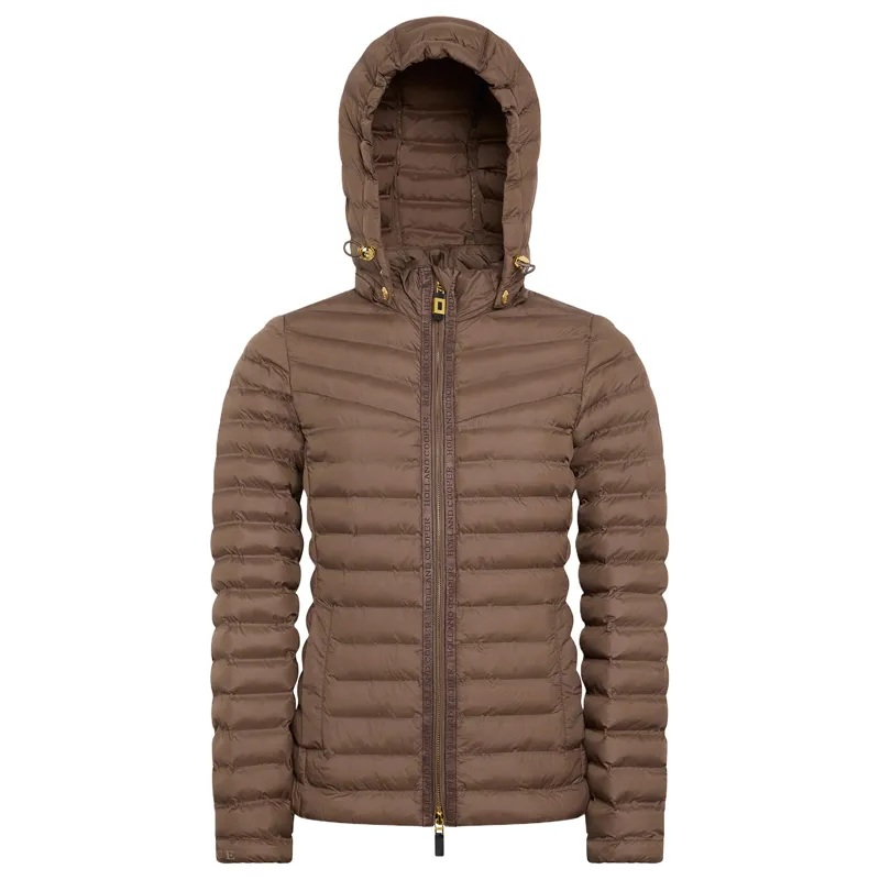 Holland Cooper Lightweight Womens Puffer Jacket - Chestnut-1