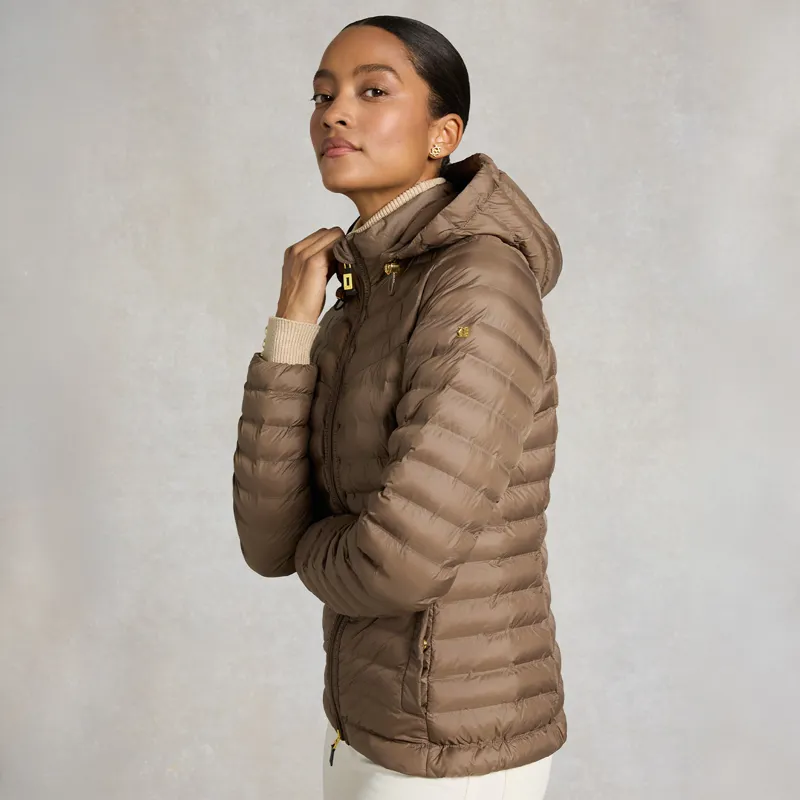 Holland Cooper Lightweight Womens Puffer Jacket - Chestnut-4