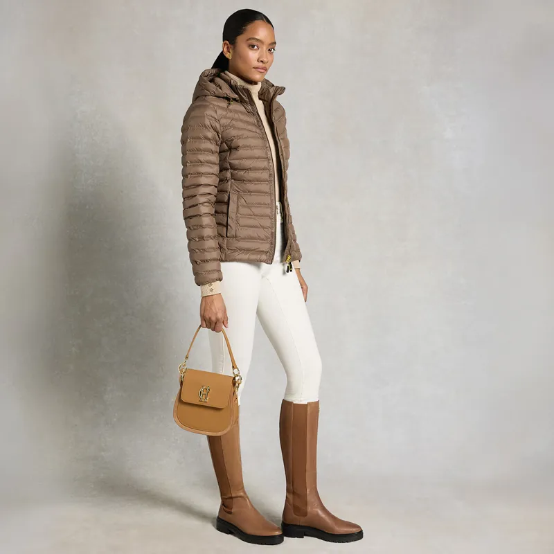 Holland Cooper Lightweight Womens Puffer Jacket - Chestnut-8