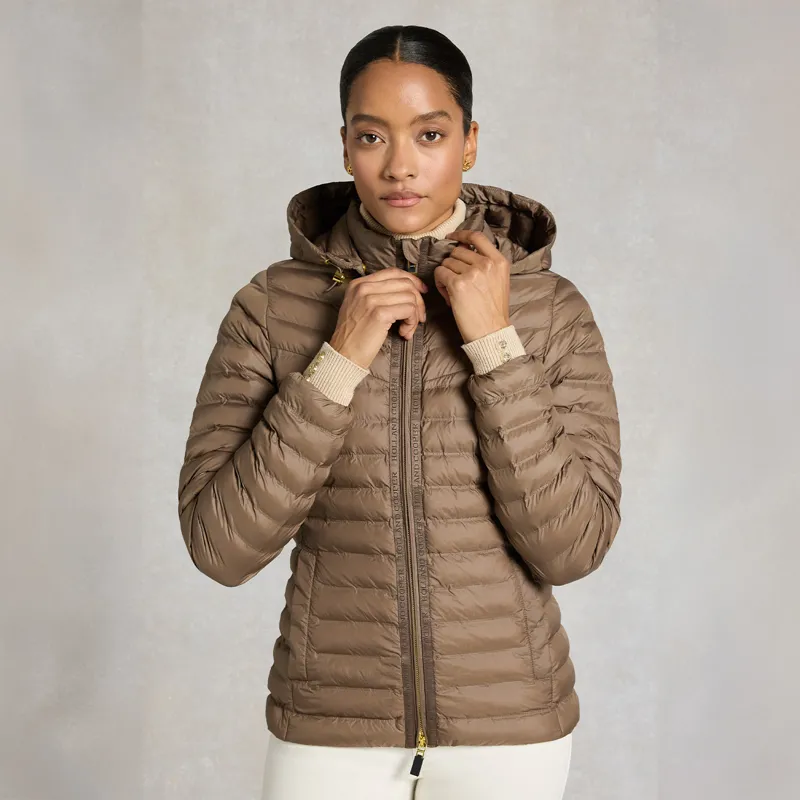 Holland Cooper Lightweight Womens Puffer Jacket - Chestnut-2