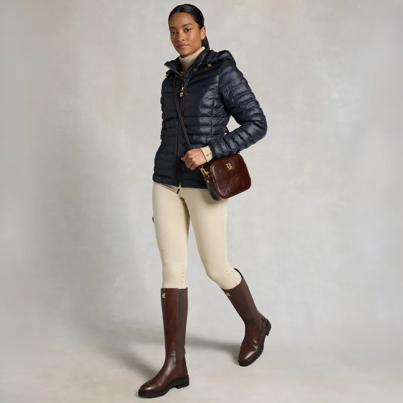 Holland Cooper Lightweight Womens Puffer Jacket -  Ink Navy-5