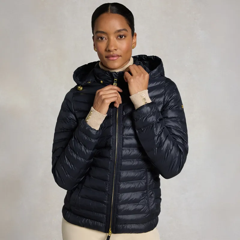Holland Cooper Lightweight Womens Puffer Jacket -  Ink Navy-4