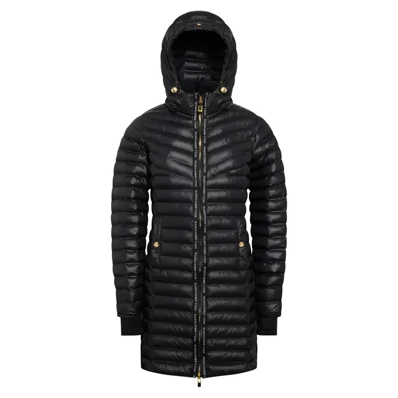 Holland Cooper Lightweight Womens Puffer Coat - Ink Navy-6