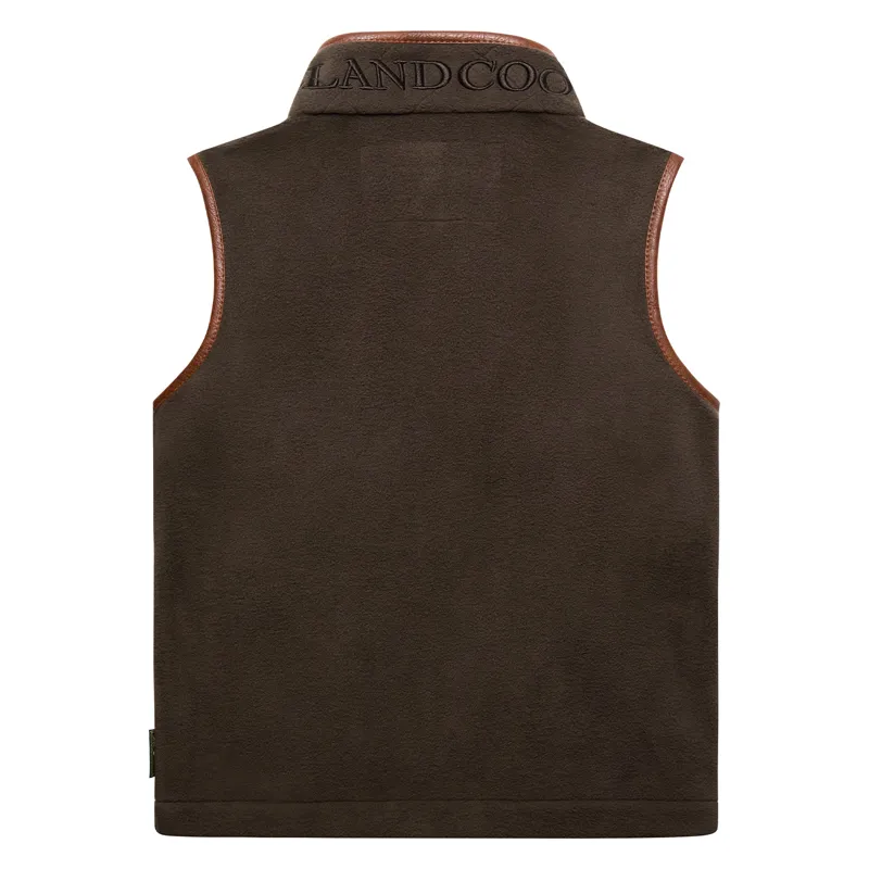Holland Cooper Little Country Fleece Junior Gilet - Khaki-2