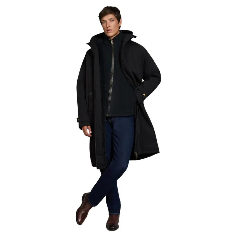 Holland Cooper One-Size Mens Waterproof Coat - Black-3