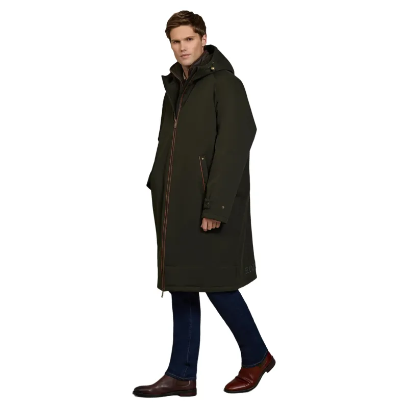 Holland Cooper One-Size Mens Waterproof Coat - Khaki-3