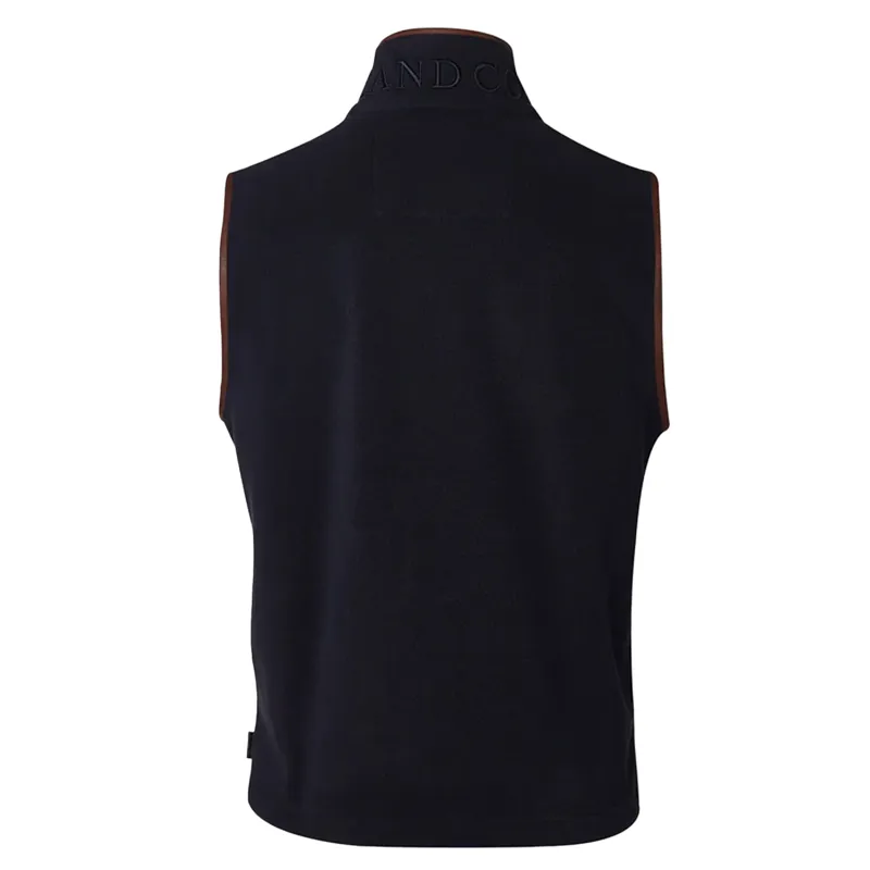 Holland Cooper Country Mens Fleece Gilet - Ink Navy-5