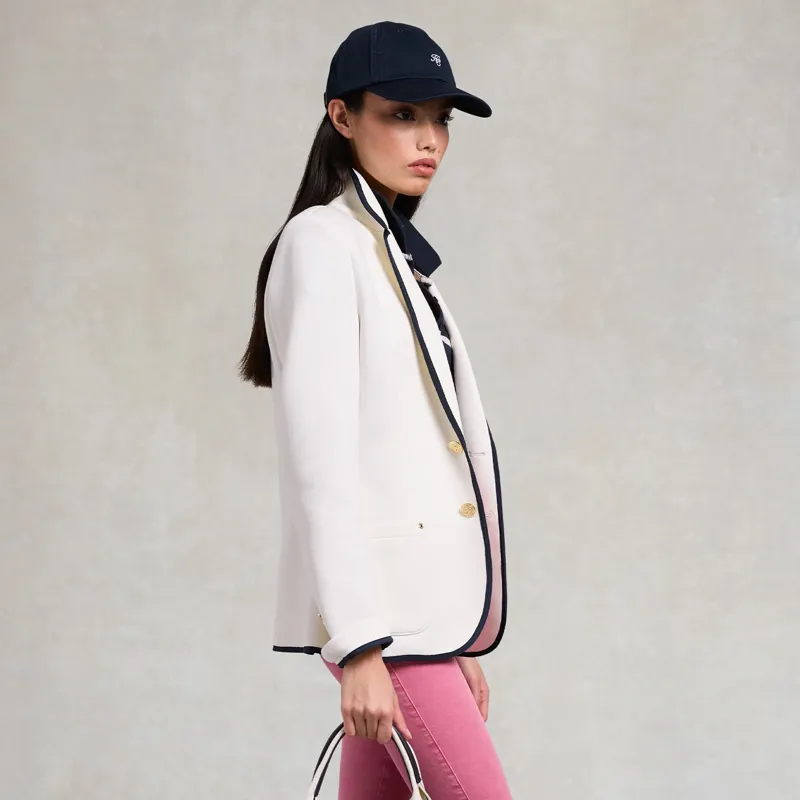 Holland Cooper Monogram Cap - Navy/Ecru-3